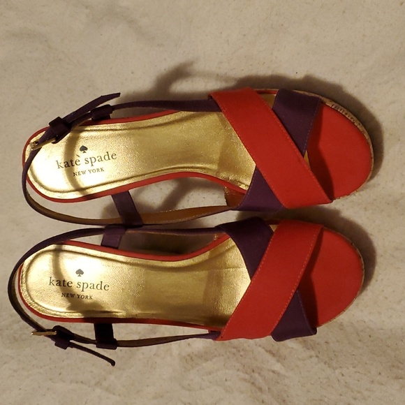 Kate Spade Heeled Sandals 6.5 M - Picture 1 of 10